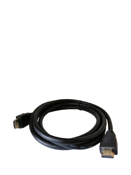 CABLE HDMI V1.4 CON CONEXIONES DE ORO MACHO-MACHO DE 1,8 METROS